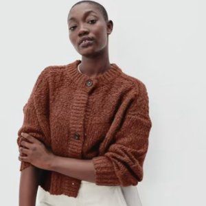 Everlane Lofty Knit Cardigan in Maple - NWT